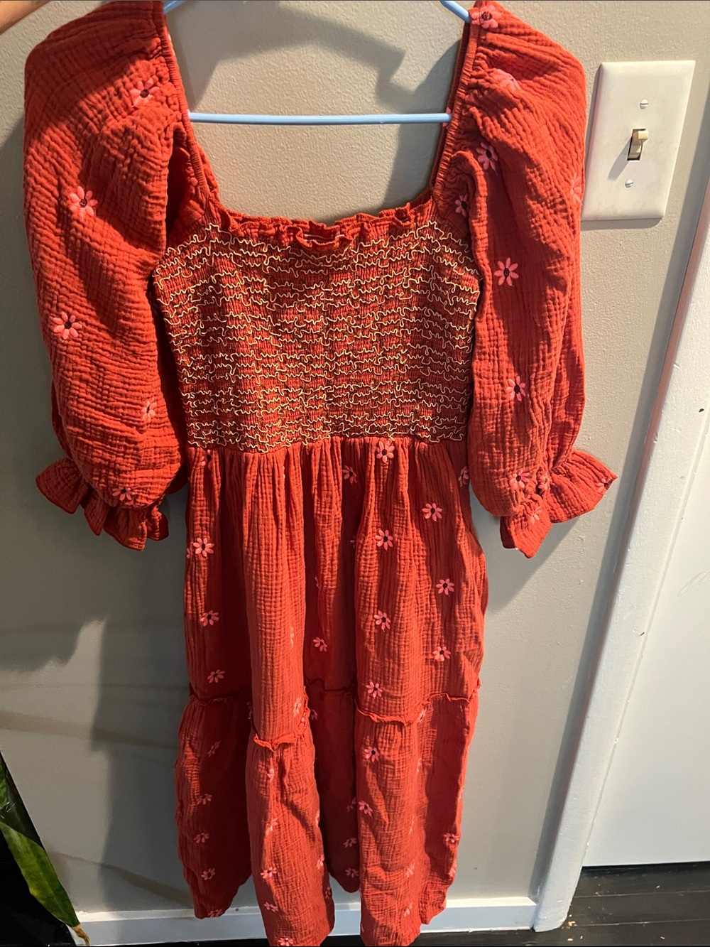 Red Floral Dress